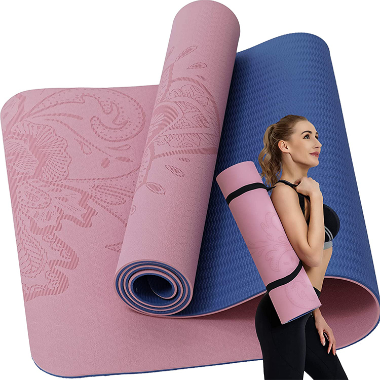 double layer tpe yoga mat