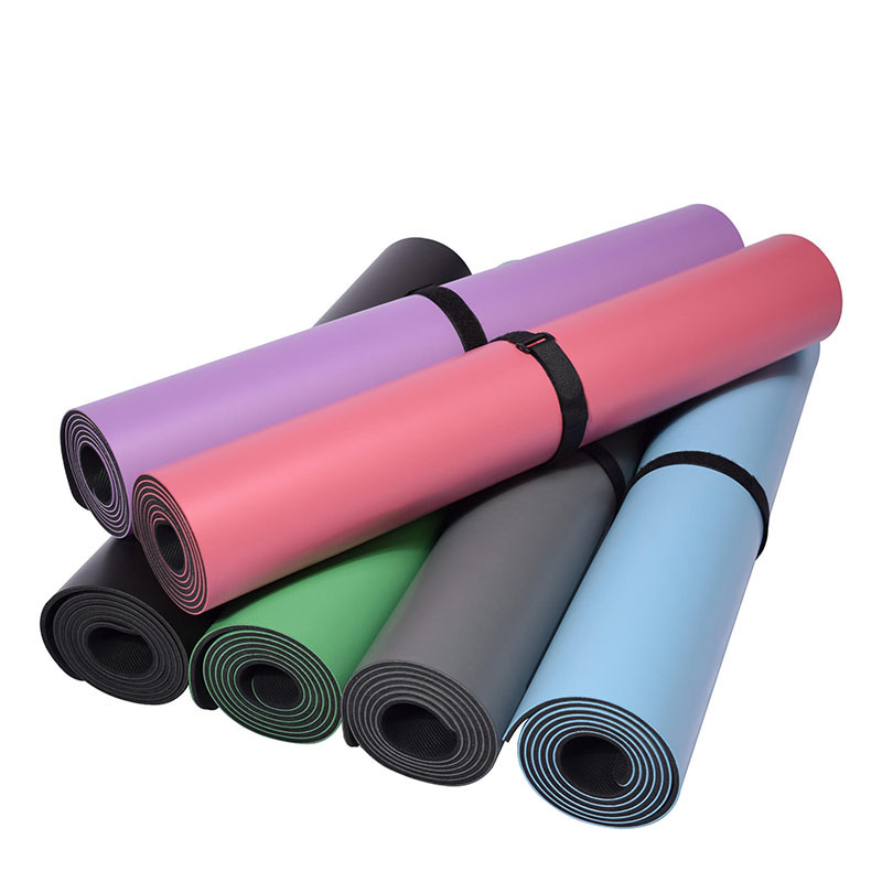 fitness eco friendly pu natural rubber yoga mat