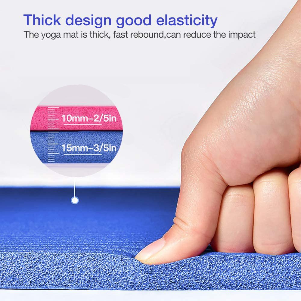 yoga mat, eco friendly nbr, non-slip exercise