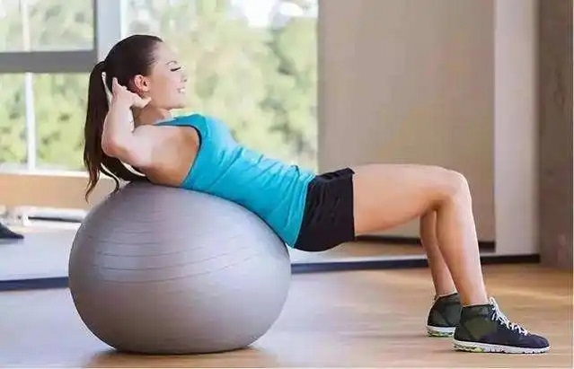 Poses with yoga ball