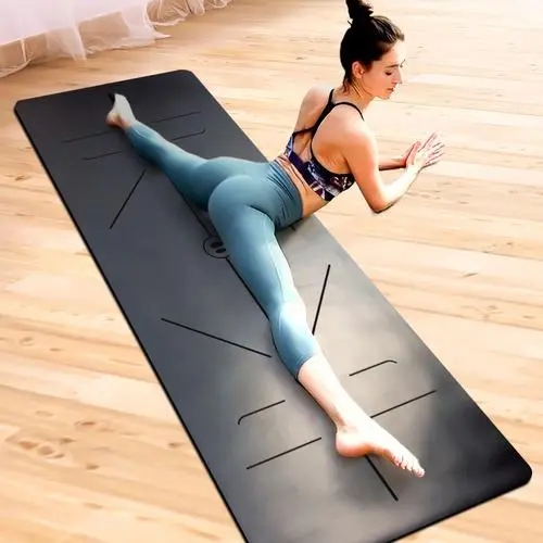 Yoga mat use scene
