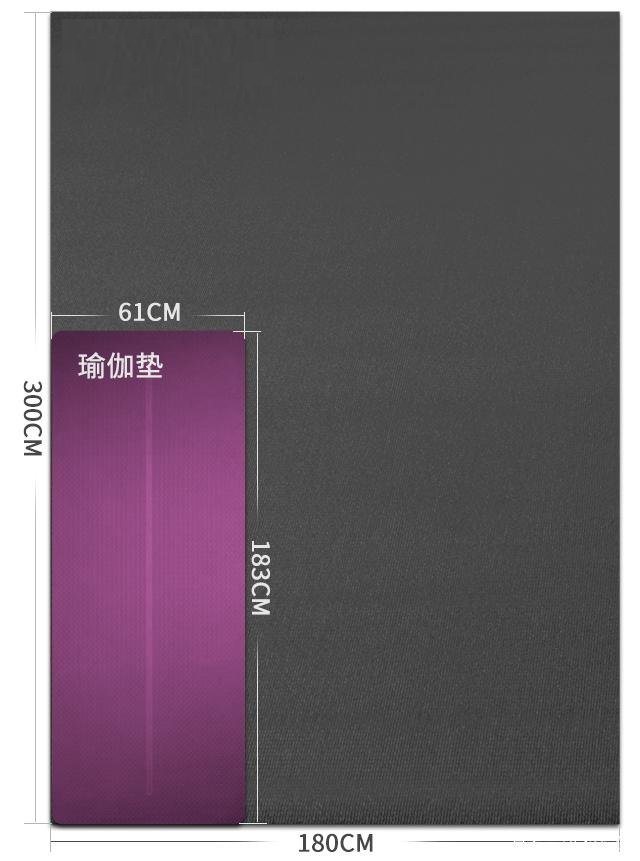 Size of yoga mat Fitness mat size