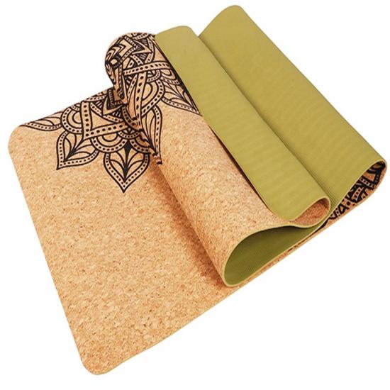 Yoga Mat Cork Tpe