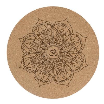 round cork yoga mat