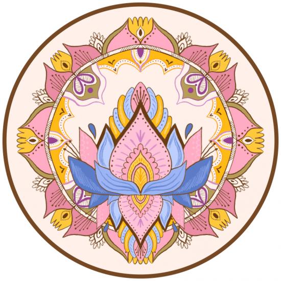 Round Meditation mat