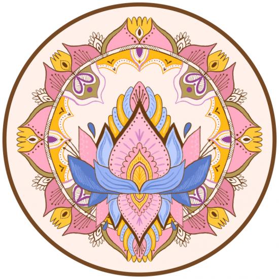 Round Meditation mat